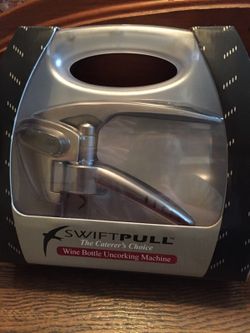 Wine cork screw swift pull