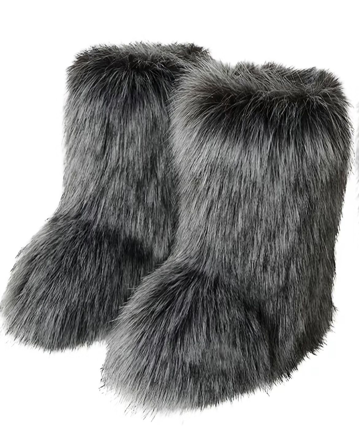 Cute Street Fluffy Fur Snow Casual Boots For Women - Women Shoes