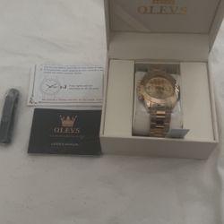 Mens 14k Gold Watch