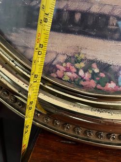Antique vintage big picture frame