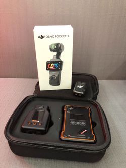 DJI Osmo Pocket 3 with DJI Mic 2 and Wireless Video Transmitter and Receiver 