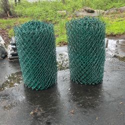 3 ‘ Green Vinyl Coated Fence 