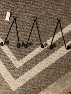 Iron Plate Hangers (Surprise Gift Included - See Description For Details)