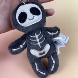 Jellycat Skeleton Bob Bag Charm