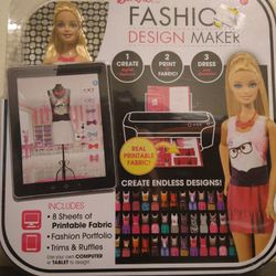 Barbie Fashion Design Maker NEW Sealed Box Creates Printable Fashion for Dolls