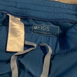 Light Blue Figs Uniform Set Top And Bottom