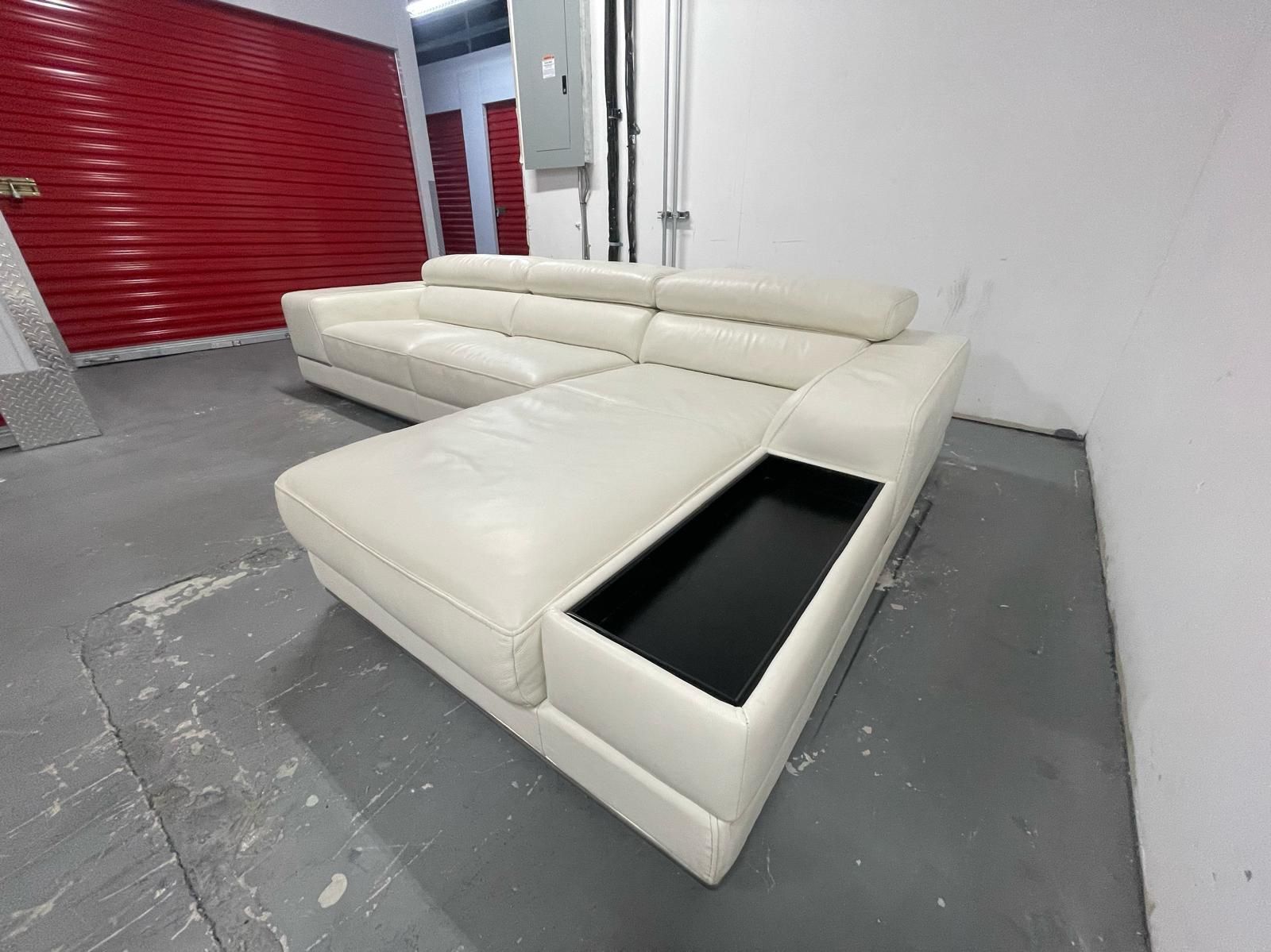 Off White Sectional Couch.