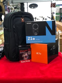 Sony a7IV Pro-Bundle with padded Bag, Flash and SD Card