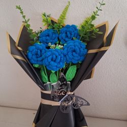 Ramo De Crochet Flores Eternas 