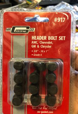 HEADDER bolt set AMC,CHEVROLET,GM CHRYSLER