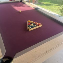 Pool Table!! Your Are Responsible For Disassemble It And Take It.