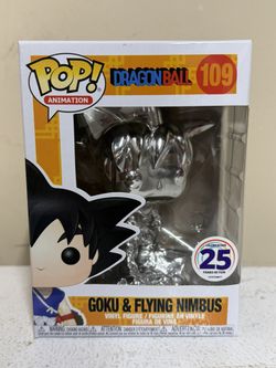 Goku & Flying Nimbus (Chrome) #109 Funko Pop
