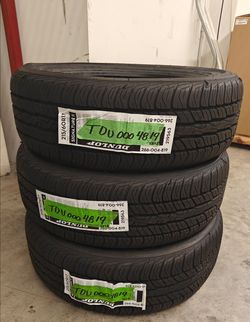 Dunlop tires signature II 215/60/17