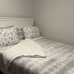 Queen White Bed Frame 