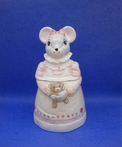 House of Lloyd Vintage 1990 Ceramic Mouse Cookie Jar