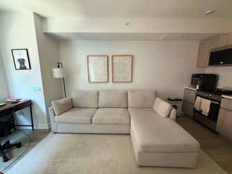 Couch with chaise