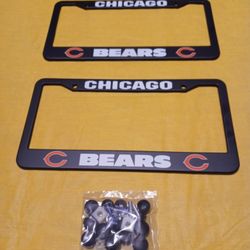 Chicago Bears License Plate Holder