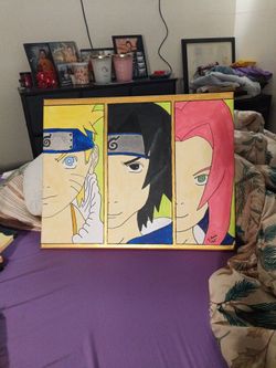 Naruto Acrylic Painting 