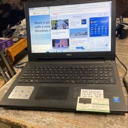 Dell Laptop i3-4030U 4GB 120GB Win 10 $190 