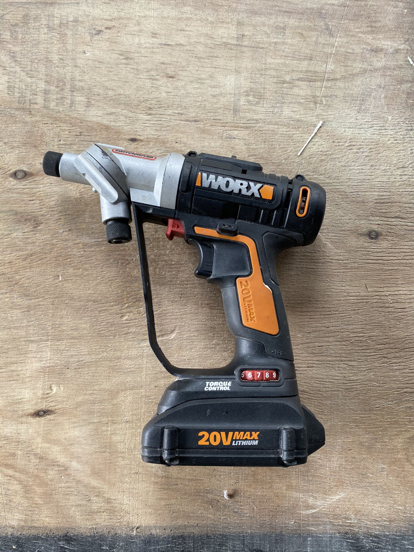 WORX SwitchDriver drill/driver all in one. 2 batteries and charger