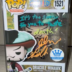 Signed Mihawk Funko 
