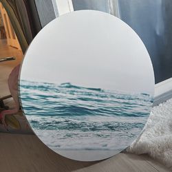 Circular canvas print - New with tags