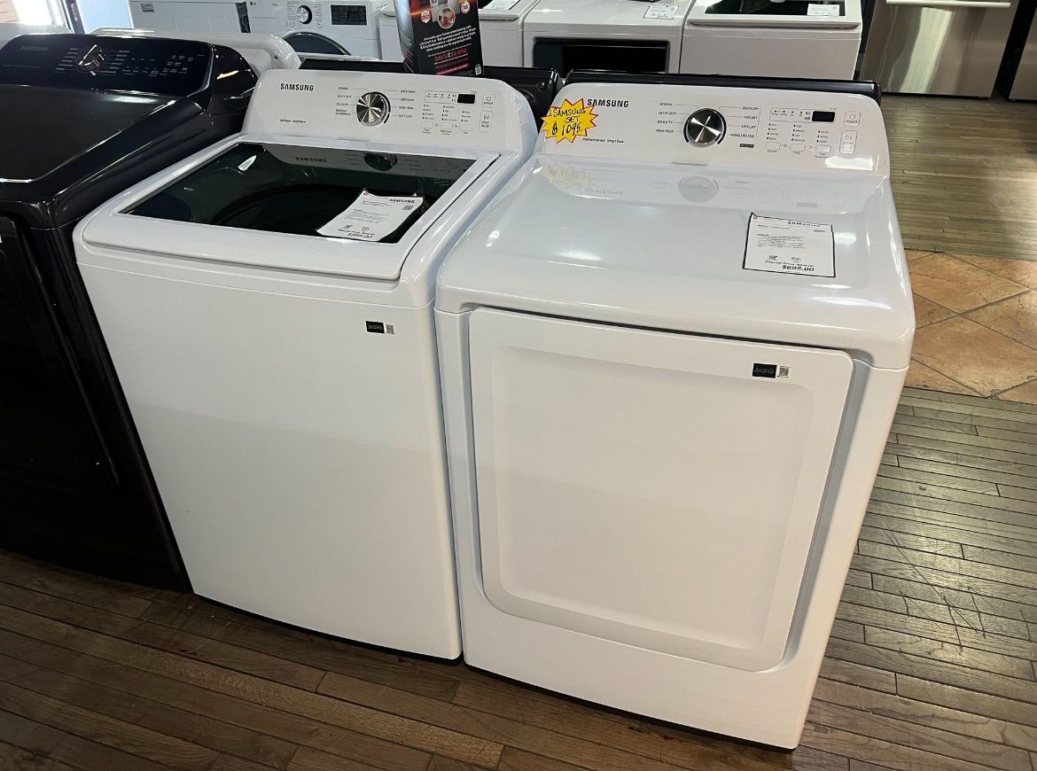 Samsung 4.5cu.ft washer and GAS dryer - ⚫️BLACK NOVEMBER⚫️