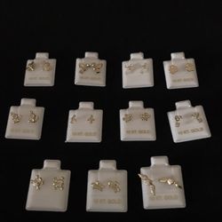 10 K Gold Earrings