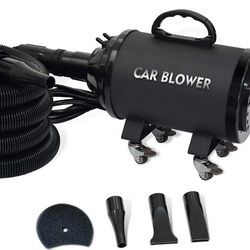 Powerful Motorcycle & Car Dryer with 14 Foot Flexible Hose