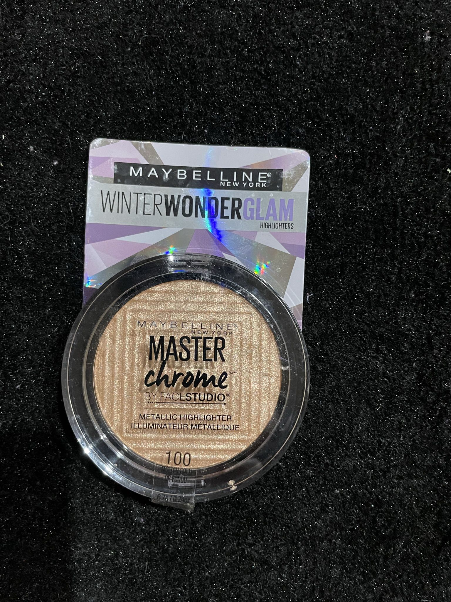Maybelline Winter Wonder Glam Metallic Highlighter- #100 Molten Gold- NEW!