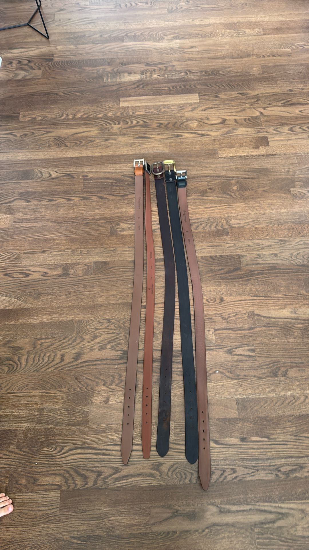 5 Leather Belts - ALL SOLD SEPERATELY