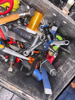 Axes, scissors, wrenches, hammers screw drivers
