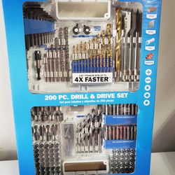 HART 200 PIECE DRILL AND DRIVE SET BRAND NEW IN SEALED BOX

