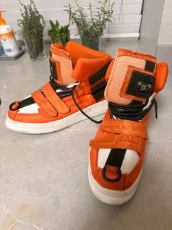 “GOLCE & DABBANA” Orange green High top sneakers shoes