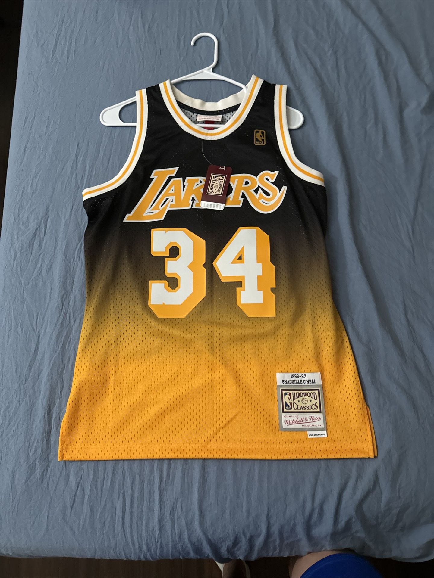 Shaquille O'Neal Lakers 96-97 Hardwood Classic Jersey