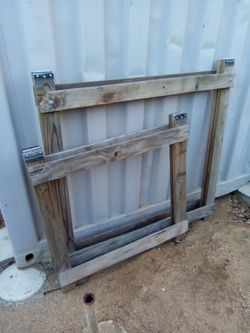 Homemade target plate hanging stands 3'x3' & 4'x4'