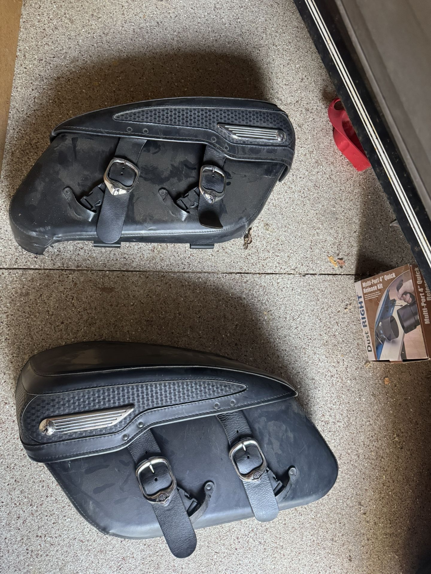 Harley Davidson Leather Saddle Bags
