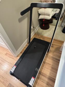Goplus 2-in-1 Folding Treadmill (Under Desk + Running)