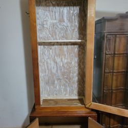 Vintage Hand Made Gun Cabinet 