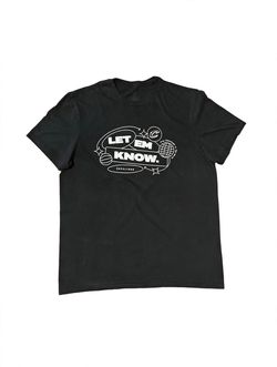 Cavs Let Em Know T-Shirt XL Black From Cleveland To The World
