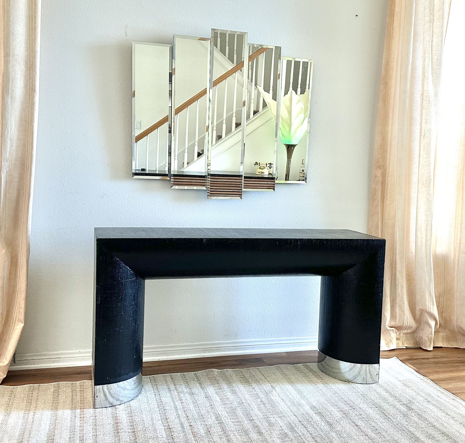 Postmodern Console Table Black