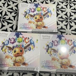 Pokémon Prismatic Evolutions ETB’s