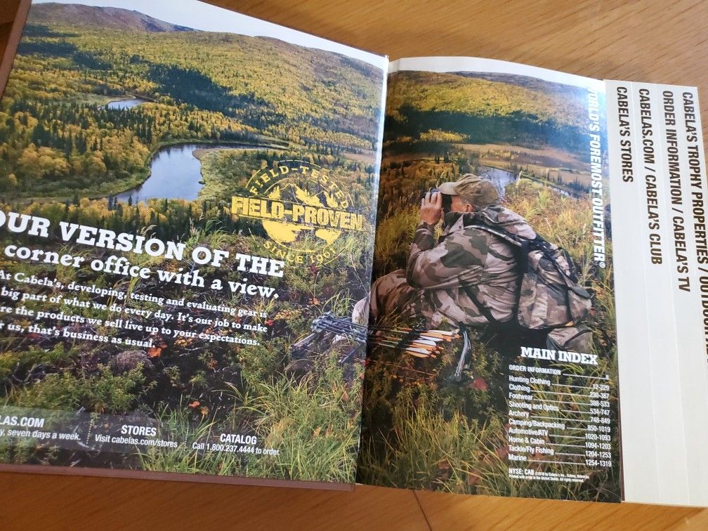Cabela's Catalog **** Limited Edition 2010 Fall Hard Cover Book