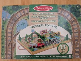 Melissa & Doug 'Take- Along Railroad'