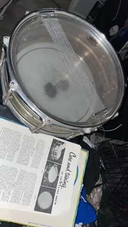 Vintage Chrome Snare Drum with Manual