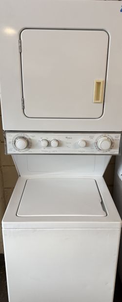 GE Stacked Washer & Electric Dryer Laundry Center