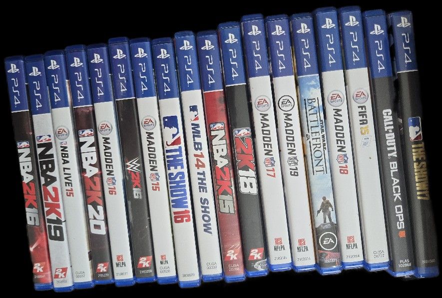 Ps4 & Ps2 Big VideoGame Lots *READ DISCRIPTION*