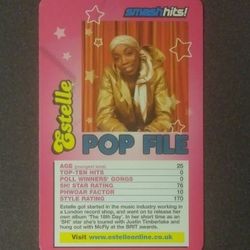 Estelle Smash Hits! Popstars 3 2005 Top Trumps Specials Card Music Winning Moves Picture Pop File Vintage Game