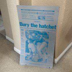 San Diego Union Tribune Printing Plate