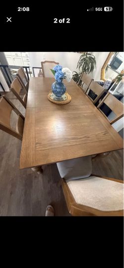 Wood Like Dining Table with Chairs Set